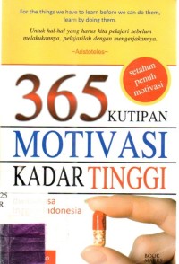 365 Kutipan Motivasi Kadar Tinggi