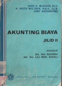 Akunting Biaya jilid II