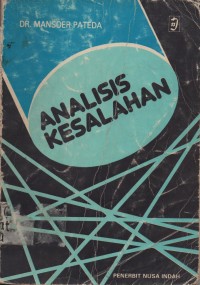 Analisis Kesalahan