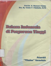 Bahasa Indonesia di Perguruan Tinggi