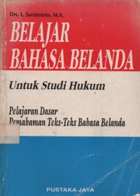 Belajar Bahasa Belanda