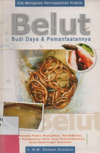 Belut Budidaya dan Pemanfaatannya