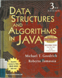 Data Structures And Algoritms In Java Third Edition