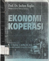 Ekonomi Koperasi : Teori Dan Manajemen