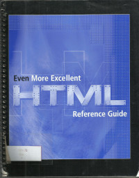 Event More Excellent HTML Reference Guide