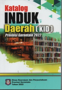 Katalog Induk Daerah (KID) Provinsi Gorontalo 2022