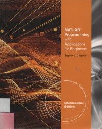 MATLAB Programming With Applications for Engineers