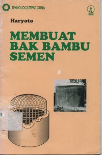 Membuat Bak Bambu Semen