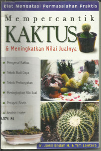 Mempercantik Kaktus & Meningkatkan Nilai Jualnya