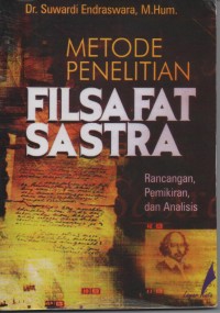 Metode Peneilitian  Filsafat Sastra