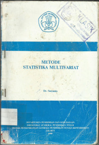 Metode Statistika Multivariat