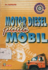 Motor Diesel Pada Mobil