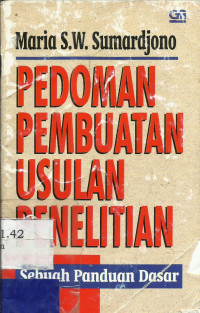 Pedoman pembuatan Usulan penelitian