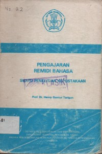 Pengajaran Remidi Bahasa : Suatu Penelitian Kepustakaan