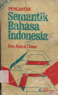 Pengantar Semantik Bahasa Indonesia