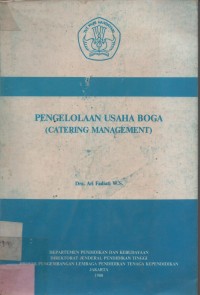 Pengelolaan Usaha Boga (Catering Management)