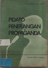 Pidato Penerangan Dan Propaganda