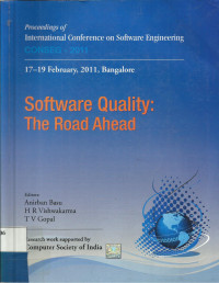 Procceding Of International Conference On Software Engineering : Conseg - 2011 Software Quality