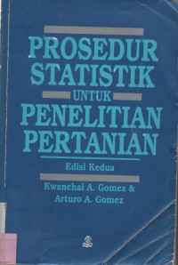 Prosedur Statistik Untuk Penelitian Pertanian