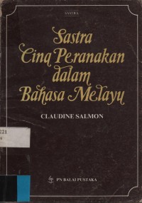 Sastra Cina Peranakan Dalam Bahasa Melayu