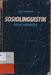 Sosiolinguistik Suatu Pengantar