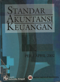 Standar Akuntansi Keuangan Per 1 April 2002