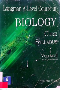 Logman-A-Level Course In Biology                                                                Volume 1