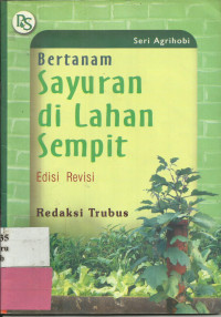 Bertanam Sayuran di Lahan Sempit