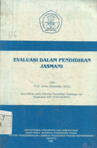 Evaluasi Dalam Pendidikan Jasmani