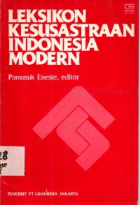 Leksikon Kesusastraan Indonesia Modern