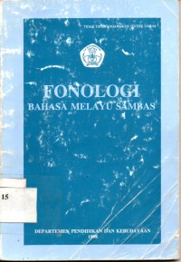 Fonologi Bahasa Melayu Sambas