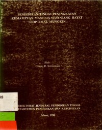 Pendidikan Tinggi Peningkatan Kemampuan Manusia Sepanjang Hayat Seoptimal Mungkin