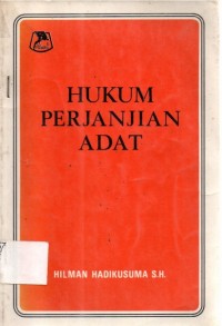 Hukum Perjanjian Adat