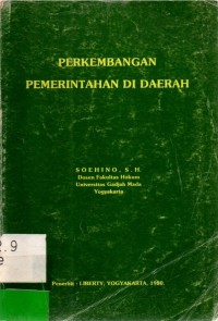 Perkembangan Pemerintahan di Daerah