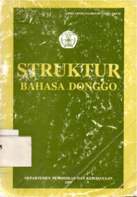 Struktur Bahasa Donggo : Ana Agung dewi Sunihati