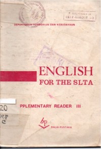 English For The SLTA