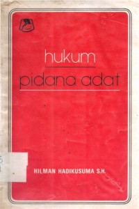 Hukum Pidana Adat