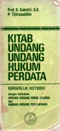 Kitab Undang-Undang Hukum Perdata