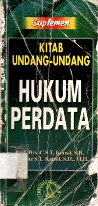 Kitab undang- undang Hukum Perdata