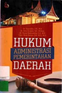 Hukum Administrasi Pemerintahan Daerah