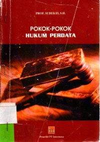 Pokok-Pokok Hukum Perdata