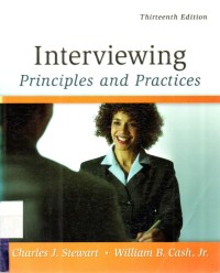 Interviewing Principles and practices