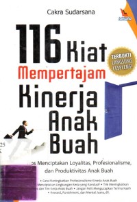 116 Kiat Mempertajam Kinerja Anak Buah