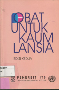 Obat Untuk Kaum Lansia Ed. 2