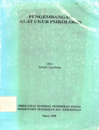 Pengembangan Alat ukur Psikologis