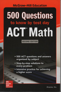 Image of 500 Questions To Know By Test Day ACT Science