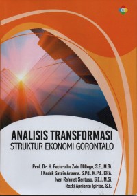 Image of Analisis Transformasi : Struktur Ekonomi Gorontalo