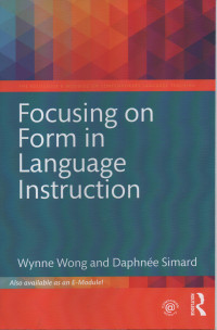 Image of Focusing On Form Language Instruction