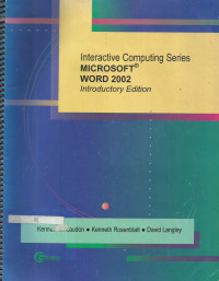 Image of Interactive Computing Series Microsoft Excel 2002