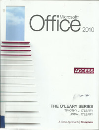 Image of Microsoft Office 2010 Accses : A Case Approach Complete